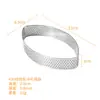 430 anillo de torre de perforación con forma de concha de oliva método de anillo tipo molde para base de tarta perforada anillo para pastel de mousse molde para pastel eléctrico molde para pastel de maíz