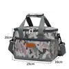 Amazon Bolsa de Almuerzo Térmica de 8L Bolsa de Almuerzo Portátil Plegable para Viajeros Bolsa Térmica Impermeable Tela Oxford Bolsa Térmica para Niños