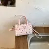 Bolso Boston de Diseño Único para Mujer, Nuevo Bolso Cruzado de Hombro de Lunares Verano 2026, Popular Bolso Almohada Transfronterizo