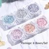 Cross-border New nail Art Lantejoulas ins Cyber Celebrity Dream Starlight Diamond Powder Brilhante Irregular Glitter Sequin unha
