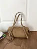 Estilo Coreano Otoño Nueva Llegada 2026 Nuevo Maillard Mate Bolso Tote de Gama Alta Bolso de Mano Bolso de Hombro Único Bolso Cruzado Debajo del Brazo