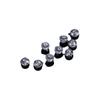 Tapones de Silicona Semicirculares Color-Preservante Galvanizado, Tapones para los Oídos, Tapones de Perno para Oreja, Accesorios para Orejas al por Mayor E0006