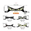 Tornillo de Placa de Matrícula de Motocicleta Transfronterizo Luz Triangular Semicircular Parpadeante Ojo de Diablo Accesorio Decorativo Universal Modificado Luz de Coche
