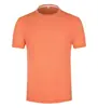 Camiseta de manga corta con cuello redondo, de malla de nylon tipo mariposa, tecnología de secado rápido y tacto frío, transpirable y cómoda, unisex, con bordado estampado