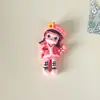 Cartão Pequeno Desenho Animado Menina Lírio DIY Cola de Creme Acessórios de Resina Capa de Celular Grampo Ímã de Geladeira Material para Joias Lote