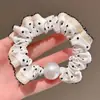 Pañuelo Cuadrado Estilo Perezoso para Atar el Cabello con un Toque de Lujo, Scrunchie Grande para Mujer, Cuerda para Cola de Caballo, Lazo de Tela para el Cabello, Accesorio para el Cabello Estilo Dulce