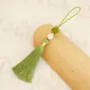 Hilo de Nylon Jade Hilo de Nudo Pequeño Ensartar Cuentas Borla Nudo Chino Borla Colgante Pequeño Borla Estilo Antiguo Marcador Colgante Adorno