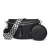 Bolso de piel de vaca de primera capa para mujer 2024 nuevo bolso de pecho de moda de un solo hombro bandolera bolso de silla de montar a la moda bolso de cuero genuino para mujer
