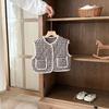 Conjunto de Ropa de Otoño e Invierno para Bebés Niños y Niñas, Chaleco de Algodón, Engrosado para Finales de Otoño, Conjunto de Invierno de Tres Piezas para Bebés de Un Año