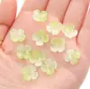 Cuentas de Cristal de Flor de Cuatro Pétalos de 12 mm, Cuentas para Collares Hechas a Mano para Bricolaje, Cuentas Sueltas para Joyería, Materiales y Accesorios