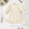 Vestido de Algodão de Verão para Meninas, Classe A, 3-6 Anos, Estilo Coreano, Vestido Princesa Fino, Vestido Transfronteiriço 2026