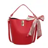 Elegante bolso de mano para mujer, diseño simple y retro, bolso tipo cubo pequeño, estilo nicho para el día a día, gran capacidad, bolso de hombro versátil