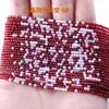 Cuentas de vidrio de cristal de punta de cielo de 2 mm Serie de piedras naturales accesorios de cuentas hechos a mano para bricolaje cuentas de cristal de colores cuentas de ábaco