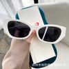Nuevas gafas de sol de moda con montura de ojo de gato 2338, gafas con montura decorativa Street Beat que combinan con todo, gafas de sol resistentes a los rayos UV