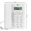 Teléfono de Escritorio con Cable Deli 13606 Teléfono Fijo con Identificador de Llamadas para Uso en Oficina y Hogar