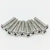 [M4] Tornillo Mecánico de Acero Inoxidable 304 con Ranura de Cruz PM Cabeza Redonda Cabeza Plana Hilo Mecánico