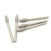Nuevo Cabezal de Rectificado de Diamante Soldado con Vástago de 3 mm para Desbarbado de Jade, Cabezal de Rectificado Eléctrico para Tallado de Agujeros Internos de Metal, Forma Ovalada Alargada
