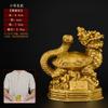 Adornos de Xuanwu de Cobre, Qinglong de Cobre, Baishu, Zhuque, Figuras de las Cuatro Direcciones Hechas de Cobre para Sala de Estar, Oficina, Vestíbulo Artesanías