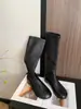 Edición Piel de Oveja Botas de Blogger Seúl Altura 6.5cm Aumentadora Caña Alta Elásticas Adelgazantes Botines Botas Largas de Caballero para Mujer
