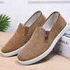 Zapatos de Tela Nuevos Old Beijing Primavera 2025 Zapatos para Hombre Terciopelo Enrollado Zapatos Casuales para Hombre Zapatos Negros de Trabajo Transpirables Zapatos de Papá