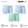 Cueca masculina de seda gelo acetinada sem costura, boxer de seda de amoreira antibacteriano de luxo de alta qualidade para homens, novo modelo 2026