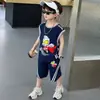 Ropa de Ultraman para Niños Traje de Verano Chaleco Delgado sin Mangas 2026 Nuevo Conjunto Fresco y Guapo de Dos Piezas Delgado