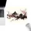 Fornecimento Especial Transfronteiriço de Mouse Pad Flor de Cerejeira Tinta, Tapete de Mesa para Jogos Estilo Japonês, Pad Espessado Antiderrapante para Teclado de Computador Atacado