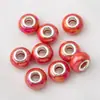 Cuentas de Ábaco de Color Cambiante UV Acrílicas de Color Mixto, Cuentas Redondas Planas con Agujero Grande, Materiales para Accesorios de Joyería Hechos a Mano para DIY