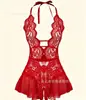 Nueva Lencería Europea y Americana Tallas Grandes para Mujer, Encaje Transparente Sexy Malla para Piernas Bodysuit Seductor con Abertura en la Entrepierna, No Necesita Quitarse