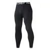 Calça de Compressão Esportiva Transfronteiriça Alta Elasticidade Masculina Secagem Rápida Corrida Fitness Colorida Calça Longa Calça de Compressão Treinamento Basquete Futebol