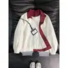 Colección Otoño 2026: Chaqueta de Bloques de Color de Moda para Hombres y Mujeres, Abrigo Estilo Retro Americano, Chaqueta de Vuelo con Cuello Alto para Tallas Grandes de Hombre