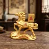 Lingote de la Fortuna Caballo del Zodiaco Adornos Animal Hogar Sala de Estar Adornos Ruyi Dinero Caballo Saltando Adornos Manualidades