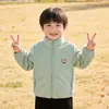 Jaqueta de Bebê em Fleece Polar Roupa de Outono Jaqueta Antiestática Infantil Novo Estilo de Outono para Meninos Tops para Meninas Roupas Infantis da Moda