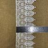 Ponto 8-9cm 3 fios de poliéster renda leve solúvel em água vestido de noiva pijamas decoração de liderança acessórios venda direta da fábrica