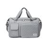 Bolsa de Natación y Fitness de Gran Capacidad con Compartimentos Separados para Seco y Mojado, Plegable, Bolsa de Almacenamiento para Equipaje, Diseño con Sentido de la Moda, Bolso de Yoga Romboidal