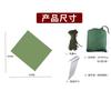Tienda de campaña portátil con dosel plateado, impermeable, con protector solar y recubierto de plata, ideal para actividades al aire libre, senderismo y picnic, venta al por mayor.