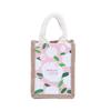 Bolsa de Lino en Blanco DIY Compras Pintadas a Mano Bolsa de Yute Regalo Tote Almacenamiento Bolsa de Yute Personalizada Artística