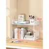 Estante de Mesa para Livros Estante de Mesa Multicamadas para Escritório Estante Pequena Simples para Janela de Sacada Armazenamento Pequeno Armário