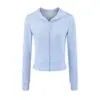 Atacado de roupas femininas estilo europeu e americano INS, nova coleção de outono, moletom com capuz e zíper Maillard, slim fit, jaqueta