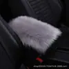 Invierno nuevo felpa almohadilla para caja de reposabrazos engrosada almohadilla para caja reposabrazos de coche creativo almohadilla anti-felpa almohadilla de felpa para caja de reposabrazos