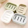 Caja de Jabón con Drenaje de Doble Capa Simple para Baño y WC Soporte para Jabón Caja de Almacenamiento para Cabezal de Jabón Hecho a Mano Mini Caja de Jabón