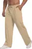2026 Verano Venta Caliente Versátil Simple para Hombre Travieso Atractivo Casual Jogging Deportes Color Sólido Moda Pantalones Largos En Stock