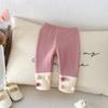 Ropa infantil niñas estilo western leggings 0-5 años otoño Corea del Sur ropa infantil bebé niña pantalones de cachemir leggings infantiles