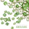 Atacado unhas postiças vermelhas da internet arte de unhas verde fruta strass diamante fundo pontiagudo formato amor borboleta tridimensional multi-corte acessórios para unhas