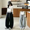 Pantalones Deportivos para Niñas Estilo Primavera y Otoño 2026 Pantalones Nuevos Pantalones Deportivos Casuales para Niñas Pequeñas Niños Medianos y Grandes Pantalones de Plátano de Moda Otoño