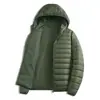 Chaqueta acolchada de algodón para hombre 26 moda de invierno transfronteriza cálida con capucha holgada talla grande deportiva casual abrigo de algodón para hombre
