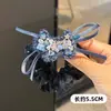 Lindo Perrito de Hilo Azul Pinza para el Cabello Pinza para Flequillo Pinza de Pato Pinza para el Cabello con Pedrería Pinza Lateral para Mujer Accesorio para el Cabello