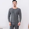 Conjunto de ropa interior térmica de poliéster con forma de cintura media conjunto térmico de una pieza conjunto delgado fabricantes al por mayor