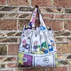 Bolsa de Compras de Supermercado Mediana en Stock, Bolsa de Compras Ecológica Plegable Ligera, Bolsa de Almacenamiento Portátil Tela Oxford 210D