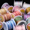 Hilo de Hilo Teñido al por Mayor para Fabricantes, Hilo de Tejer Multicolor, Collar para Joyería, Hilo Suave y Resistente al Desgaste para Manualidades, Hilo para Cuentas